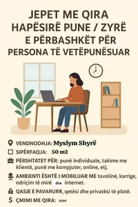 Office me qera ne Tiranë, Rruga Myslym Shyri