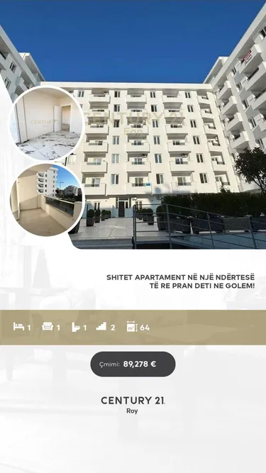 Fotografie Byt na prodej Golem, Durrës