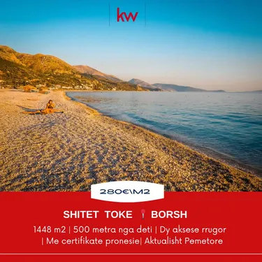 Foto e Tokë në shitje Borsh, Vlorë