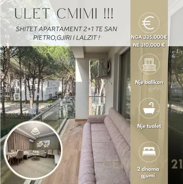 Foto di Appartamento in vendita San Pietro, Durrës