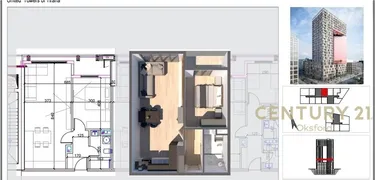 Foto di Appartamento in vendita United Towers Of Tirana, Kompleksi Dinamo, Tiranë