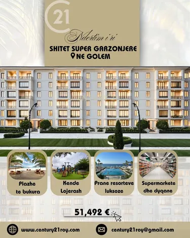 Foto e studio në shitje Golem, Durrës