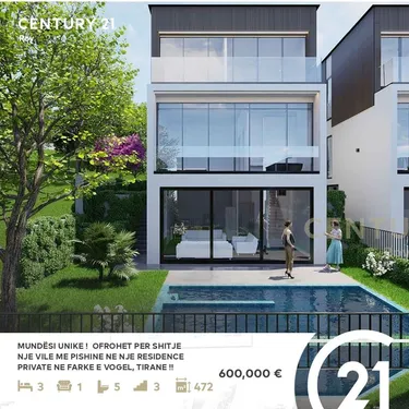 Foto e Vilë në shitje Farke e Vogel, Tiranë