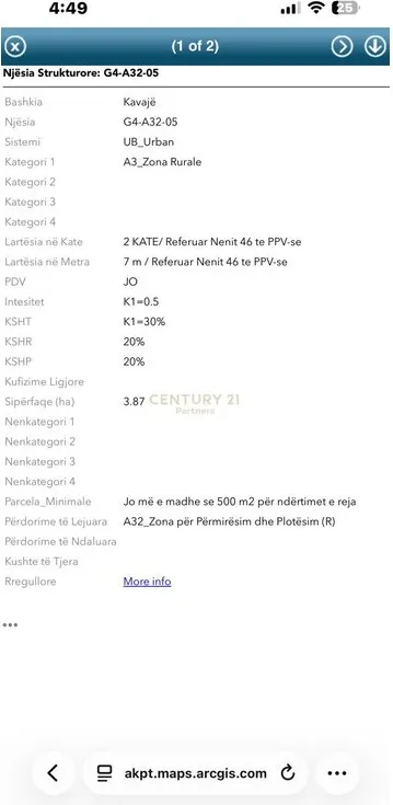 Foto e Tokë në shitje Golem, Durrës