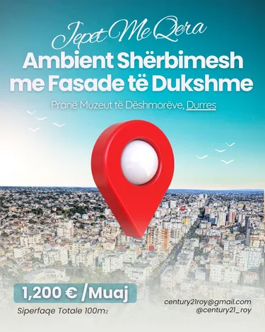 Foto e Ambient biznesi me qera Prane Muzeut te Deshmorve, Durrës