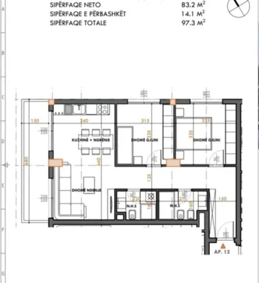Zdjęcie Mieszkanie na sprzedaż Fusha e Aviacionit, Rruga 'fusha e Aviacionit', Tiranë