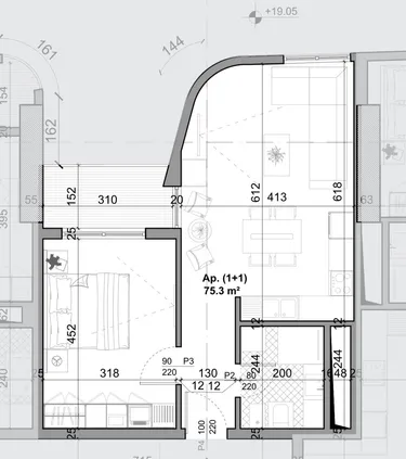 Foto e Apartment në shitje Bazaar Gate, Tiranë