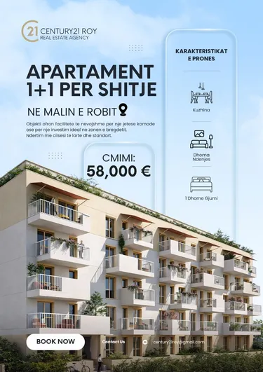 Foto e Apartment në shitje Mali i Robit, Durrës
