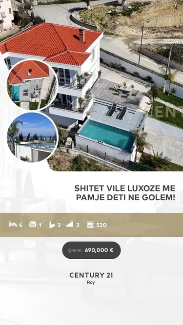 Zdjęcie vila na sprzedaż Golem, Durrës