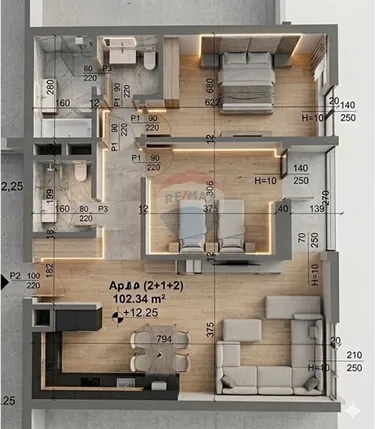 Фото Квартира на продажу Mei's Garden, Rruga e Dafinave, Tiranë