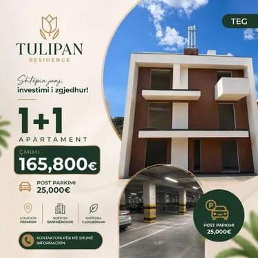 Photo of Apartment for sale Teg, Tulipan Residence, Tiranë