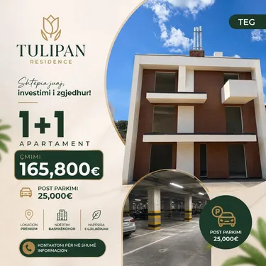 Foto av Lägenhet till salu Tulipan Rezidence, Qendra Tregtare TEG, Tiranë