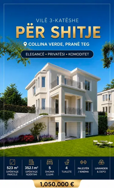 Foto e Vilë në shitje Teg, Lunder, Tiranë