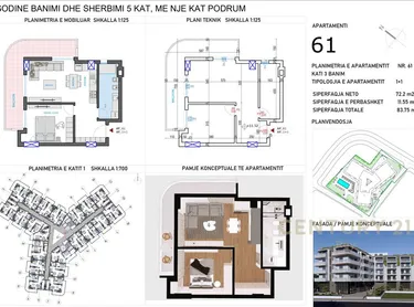 Фото Квартира на продажу Qerret, Durrës