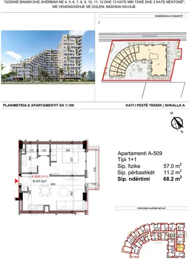 Fotografie Byt na prodej Super Rezidenca Tiktalik, Qerret, Durrës