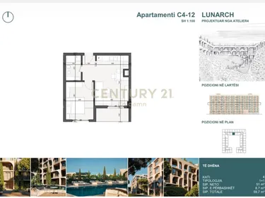 Фото Квартира на продажу Mali i Robit, Lunarch Residence, Durrës