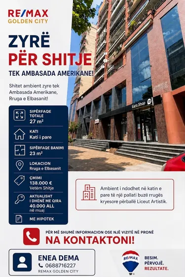 Фото office на продажу Ambasada Amerikane, Rruga e Elbasanit, Tiranë