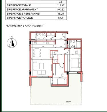Foto av Lägenhet till salu Teg, Maison De La Terre, Tiranë