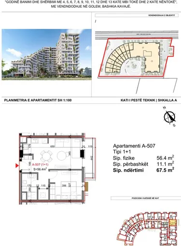 Photo of Apartment for sale Super Residence Tiktalik, Qerret, Durrës